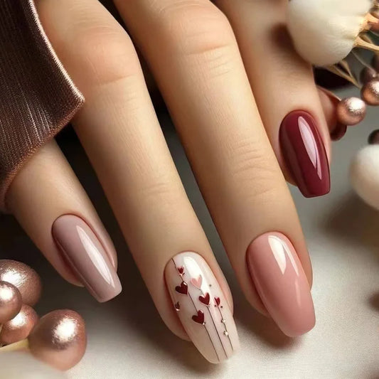 Love & Romance 24 Piece Nails